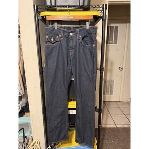 True Religion Jeans Straight Leg 30 X 31 Dark Wash